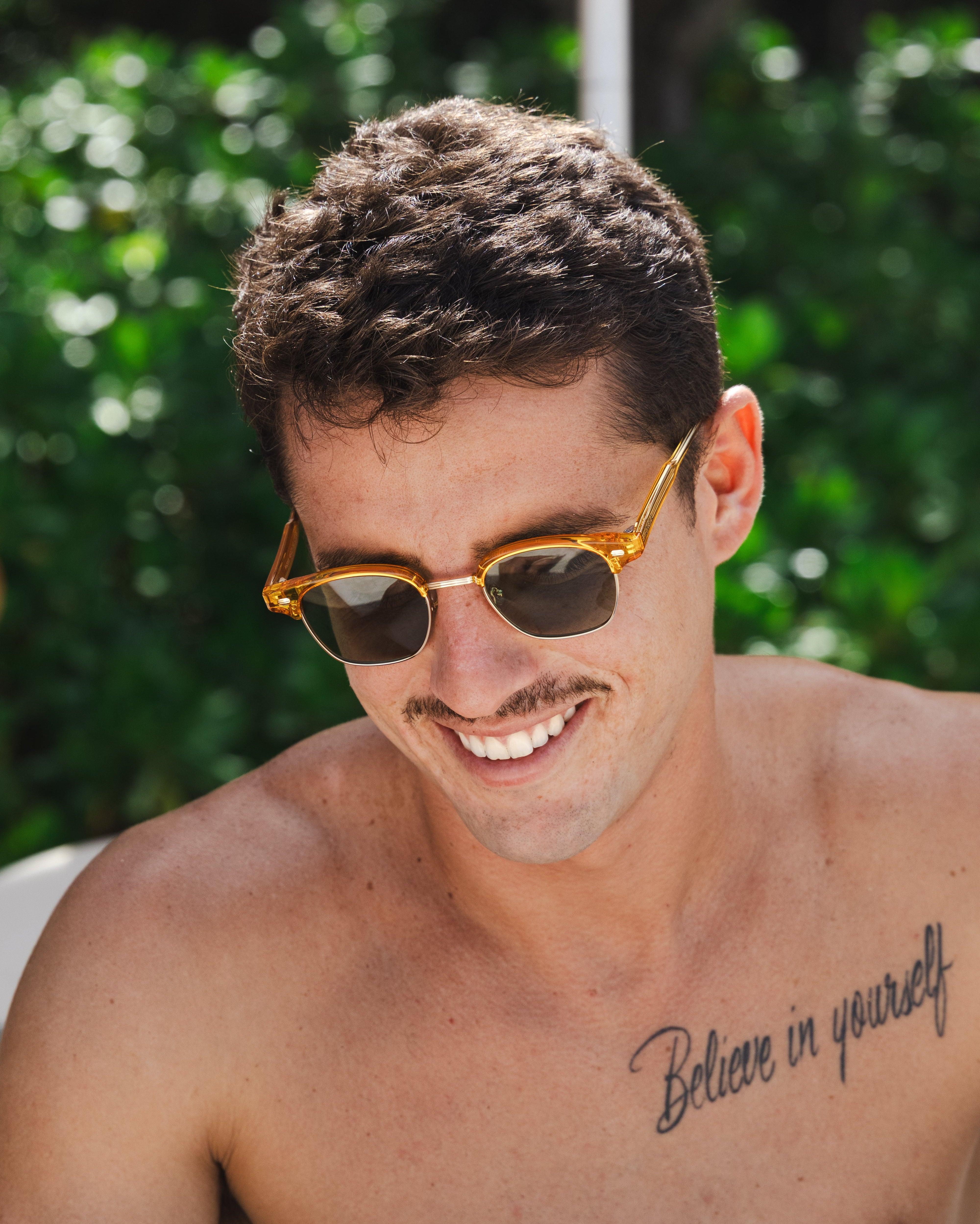 Arpoador - Dourado - Orla Sunglasses
