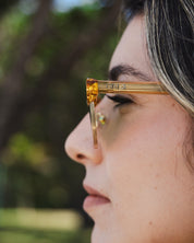 Arpoador - Dourado - Orla Sunglasses